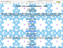 Tablet Screenshot of ackerman-1662.rootsweb.com